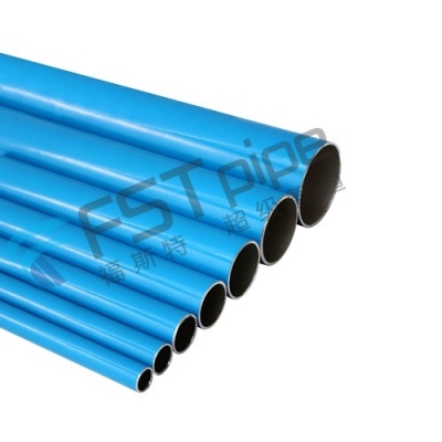 Blue Rigid Aluminum Pipe